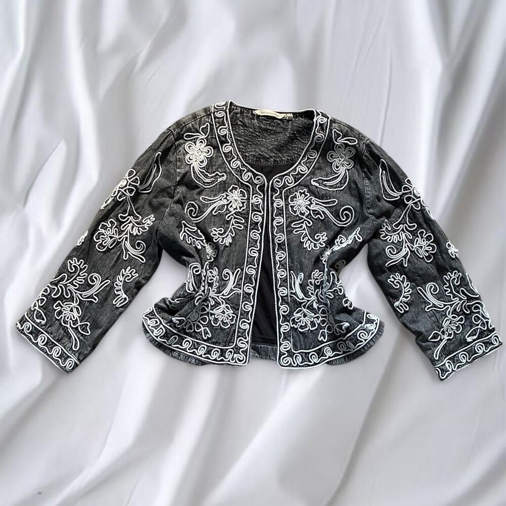 Soft Surrondings Grey and White Jacket